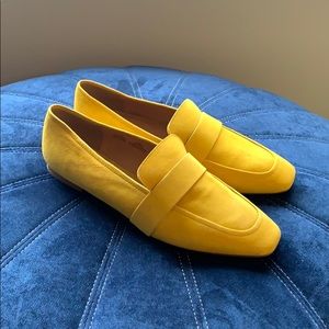 Ladies flats- mustard yellow